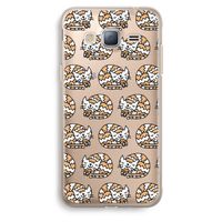 Slapende poes: Samsung Galaxy J3 (2016) Transparant Hoesje