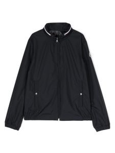 Moncler Enfant veste Farlak à patch logo - Bleu