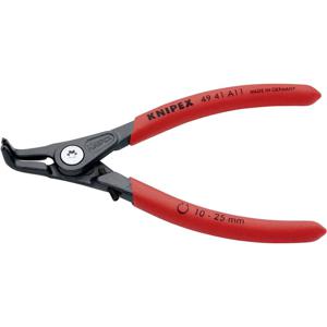 Knipex 49 41 A11 Precisie-borgveertang Geschikt voor borgringen Buitenringen 10-25 mm Puntvorm 90° haaks