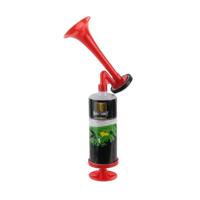Supporter toeter/luchthoorn met handpomp - op luchtdruk - 24 cm Supporter toeter/luchthoorn met handpomp - op luchtdruk - 24 cm