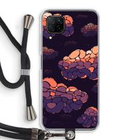 Patroon Wolken: Huawei P40 Lite Transparant Hoesje met koord