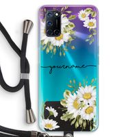 Daisies: Oppo A52 Transparant Hoesje met koord