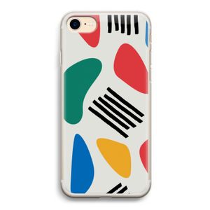 Illustratieve pop 1: iPhone 7 Transparant Hoesje