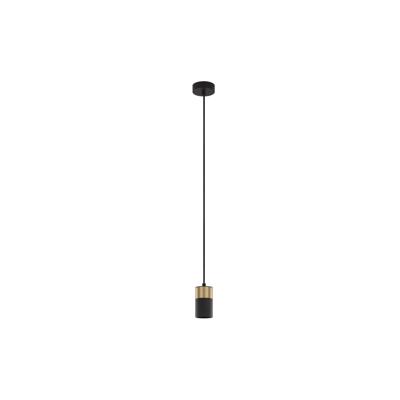Lyora HanglampPongo S enkel 9,5cm goud met zwart - 9911524
