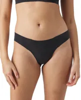 Zero Feel Tiny Tanga slip - Invisible - Naadloze lage dames mini slip - Microfiber - Seamless - S - Zwart - Onderbroek - Ondergoed - S - Onderbroek