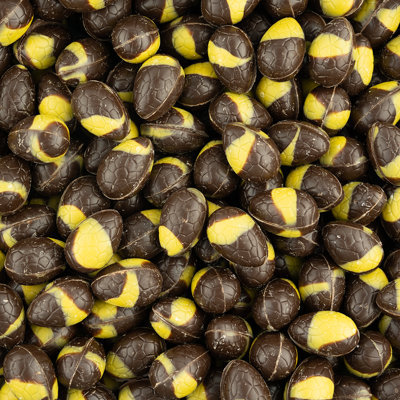 bonbon paaseitjes (puur / advocaat) 180 gram bonbon paaseitjes (puur / advocaat) 180 gram