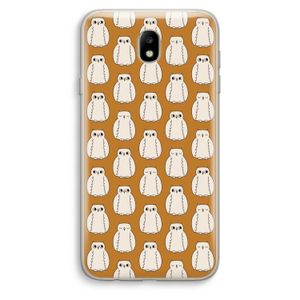 Uilen: Samsung Galaxy J7 (2017) Transparant Hoesje