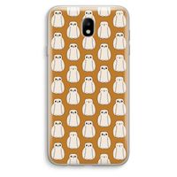 Uilen: Samsung Galaxy J7 (2017) Transparant Hoesje Uilen: Samsung Galaxy J7 (2017) Transparant Hoesje