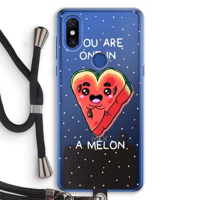 One In A Melon: Xiaomi Mi Mix 3 Transparant Hoesje met koord