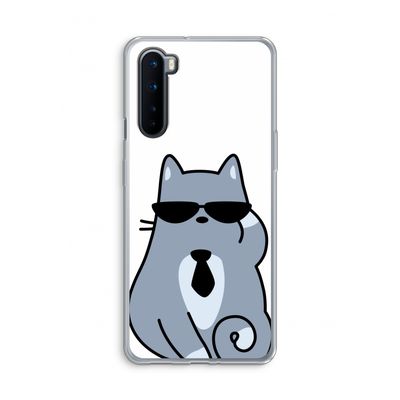 Cool cat: OnePlus Nord Transparant Hoesje