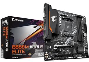 Gigabyte B550M AORUS ELITE moederbord AMD B550 Socket AM4 micro ATX