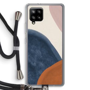 Geo #1: Samsung Galaxy A42 5G Transparant Hoesje met koord