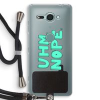 UHM, NOPE.: Sony Xperia XZ2 Compact Transparant Hoesje met koord