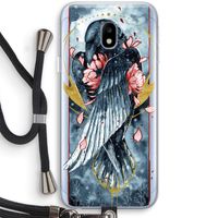 Golden Raven: Samsung Galaxy J3 (2017) Transparant Hoesje met koord