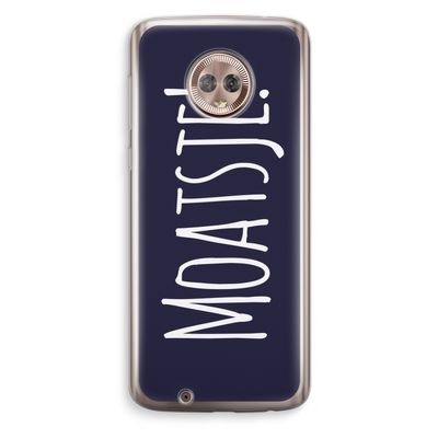 Moatsje!: Motorola Moto G6 Transparant Hoesje