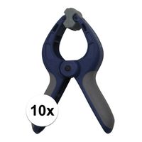 10x Zeilklem / zeilclip van kunststof 6 inch