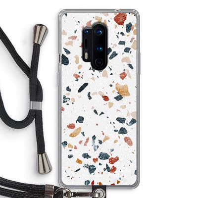 Terrazzo N°4: OnePlus 8 Pro Transparant Hoesje met koord