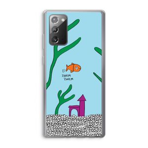 Aquarium: Samsung Galaxy Note 20 / Note 20 5G Transparant Hoesje