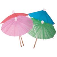 IJs parasols - gekleurd -15x stuks - dessert/cocktail parasolletjes - 10 cm IJs parasols - gekleurd -15x stuks - dessert/cocktail parasolletjes - 10 cm