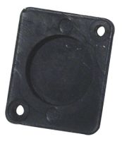ACCESSORY Universal XLR Blanking Plate, black plast - thumbnail