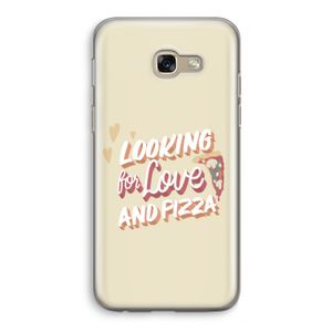 Pizza is the answer: Samsung Galaxy A5 (2017) Transparant Hoesje