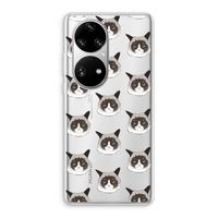 It's a Purrr Case: Huawei P50 Pro Transparant Hoesje