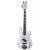 Lakland Skyline 44-64 Custom White Gloss elektrische basgitaar