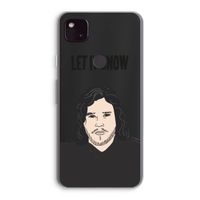 Let It Snow: Google Pixel 4a 5G Transparant Hoesje