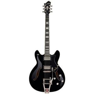 Hagstrom Tremar Viking Deluxe Black Gloss elektrische gitaar