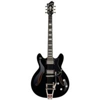 Hagstrom Tremar Viking Deluxe Black Gloss elektrische gitaar