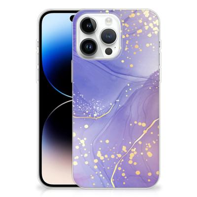 Smartphone hoesje voor iPhone 14 Pro Max Watercolor Paars