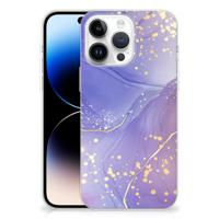 Smartphone hoesje voor iPhone 14 Pro Max Watercolor Paars