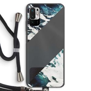 Golven: Xiaomi Redmi Note 10 5G Transparant Hoesje met koord