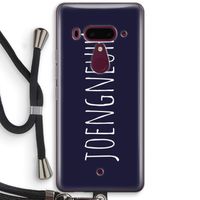 Joengneuh!: HTC U12+ Transparant Hoesje met koord