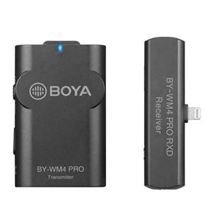 Boya 2.4 GHz Duo Lavalier Microfoon Draadloos BY-WM4 Pro-K3 voor iOS