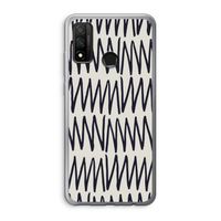 Marrakech Zigzag: Huawei P Smart (2020) Transparant Hoesje