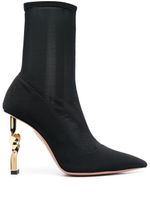 Aquazzura bottines à détail torsadé 105 mm - Noir