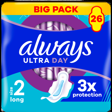 Always Ultra Dag Maandverbanden Long (Maat 2) bij Jumbo