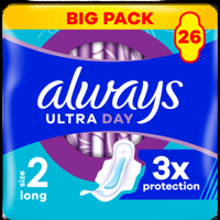 Always Ultra Dag Maandverbanden Long (Maat 2) bij Jumbo