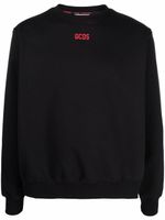 GCDS sweat à logo imprimé - Noir