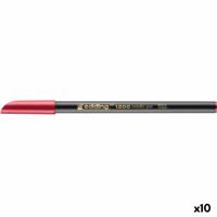 Markeerstift Edding 1200 metaal Rood (10 Stuks)