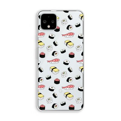 Sushi time: Pixel 4 XL Transparant Hoesje