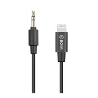 Boya BY-K1 3.5mm male TRRS to male lightning adapter cable (20cm)