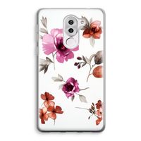 Geschilderde bloemen: Honor 6X Transparant Hoesje