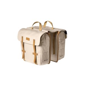 Dubbele Fietstas Portland-Slimfit 29L Creme