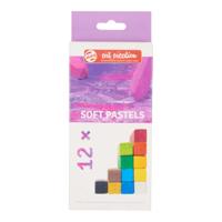 Softpastel talens art creation set 12 kleuren