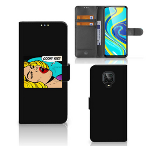 Xiaomi Redmi Note 9 Pro | Note 9S Wallet Case met Pasjes Popart Oh Yes