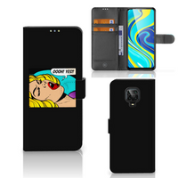 Xiaomi Redmi Note 9 Pro | Note 9S Wallet Case met Pasjes Popart Oh Yes - thumbnail