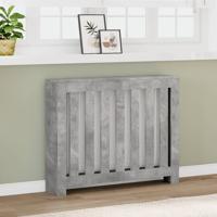 VidaXL Radiatorombouw 104x20x82 cm bewerkt hout betongrijs