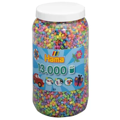 Hama Strijkkralen Pastel 13000 stuks